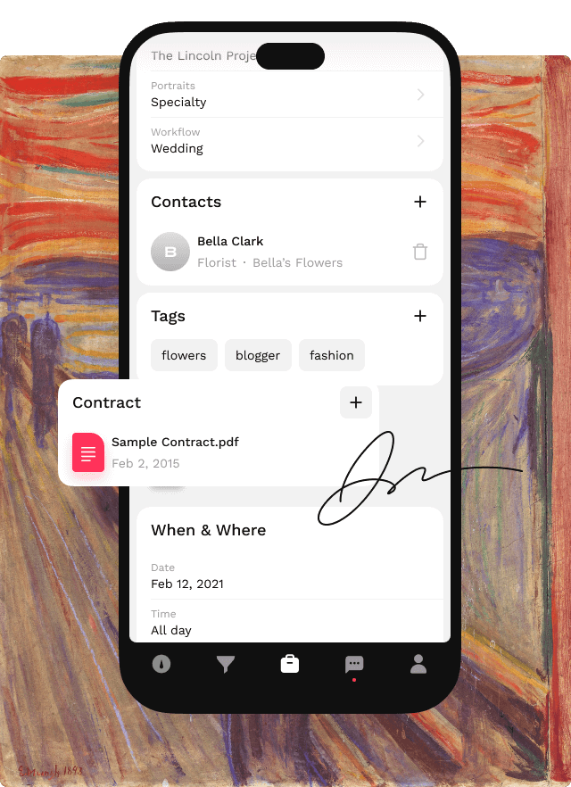 Sign legal contracts